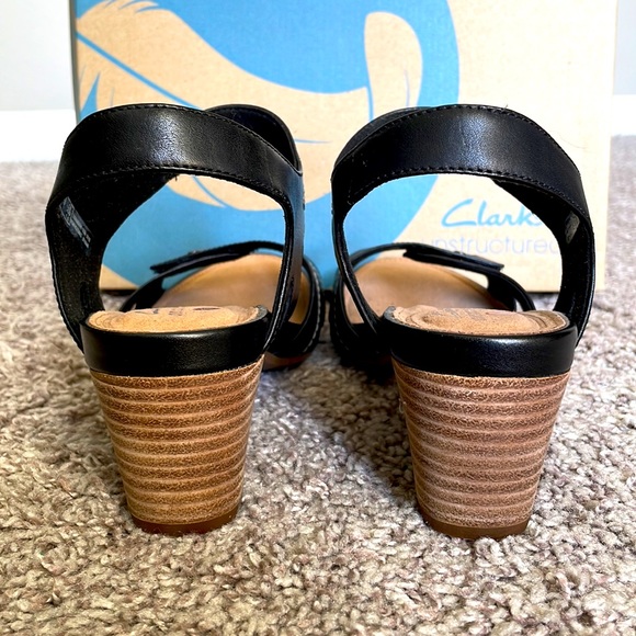 Clarks Heeled Sandal🔸NEW - Picture 3 of 8